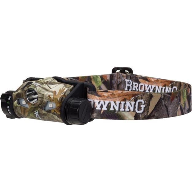 Picture of Browning Headlamp 260 Lumens Grn/Wht Usb Rechargeable/Aa Camo