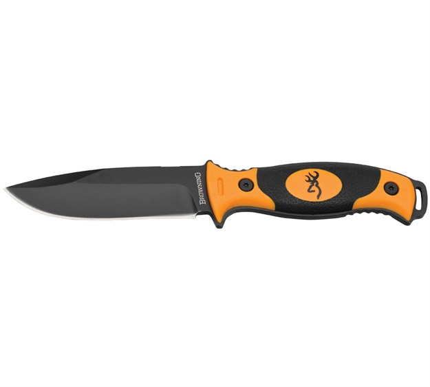 Picture of Browning Knife Ignite Fixed Blade 4" Orange/Black W/Fire Starter