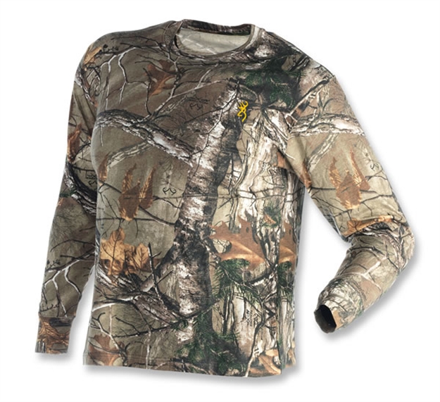 Picture of Browning JR Wasatch Cotton Tee LS Rtx