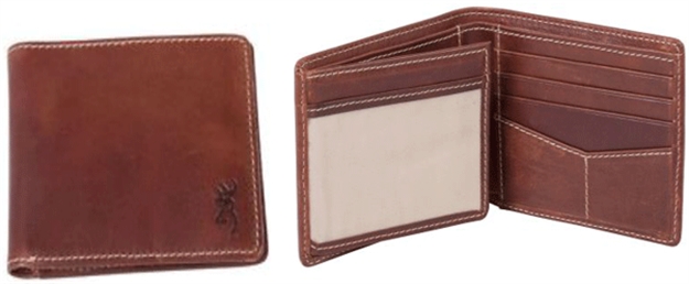 Picture of Browning Leather Wallet Bi-Fold W/Id Window Congac