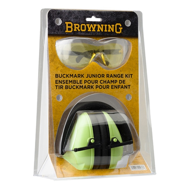 Picture of Browning Range Kit Junior Green Muffs Plugs Glasse 023614409366 -