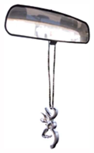 Picture of Browning Rear View Mirror Hanger Buckmark Logo Nickel