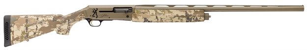 Picture of  Browning 011438205 Silver Field 12 Gauge 3.5" 4+1 (2.75") 26", Fde Barrel/Rec, Auric Camo Synthetic Stock With Textured Gripping Surface