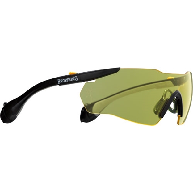 Picture of Browning Sound Shield Shooting Glasses Yellow W/Ear Plugs