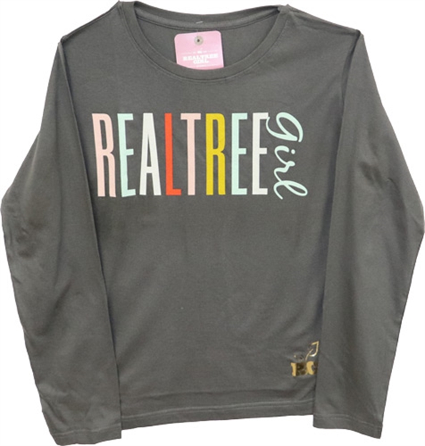 Picture of Browning Special Purchase Women's Realtree Girl LS T Medium Charcoal Gold Foil<