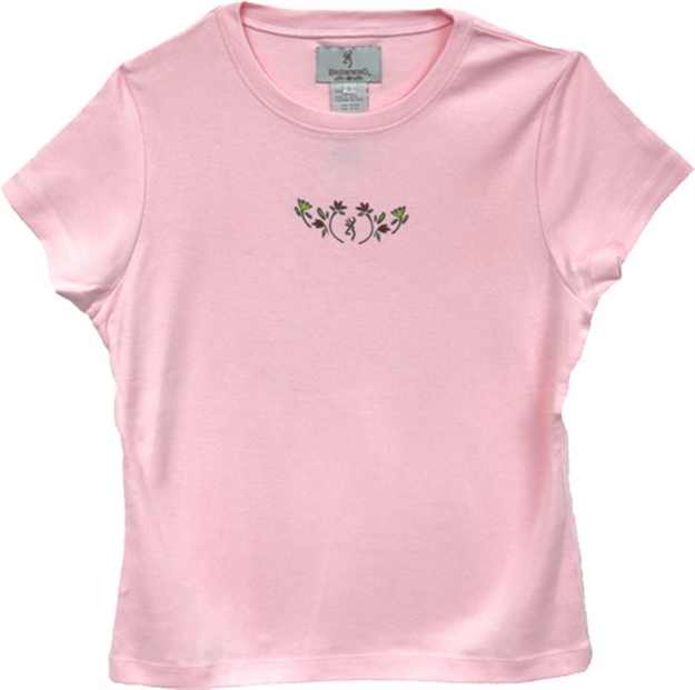 Picture of Browning Special Purchase Women's SS T-Shirt Alpine Flowers Small Blush<
