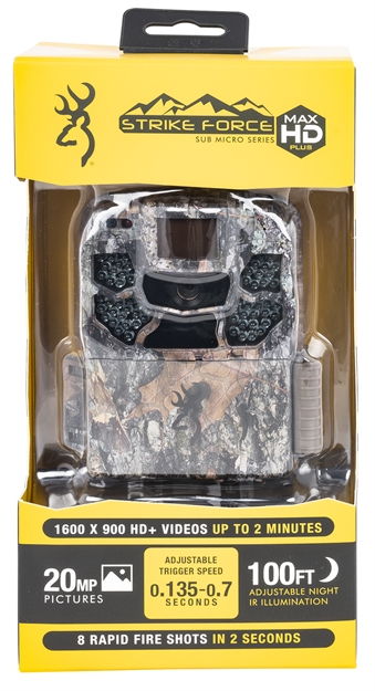 Picture of Browning Trail Cameras 5Hdmxp Strike Force Max HD Plus Camo 20Mp Resolution SD Card Slot/Up TO 512Gb Memory BTC 5HD MXP