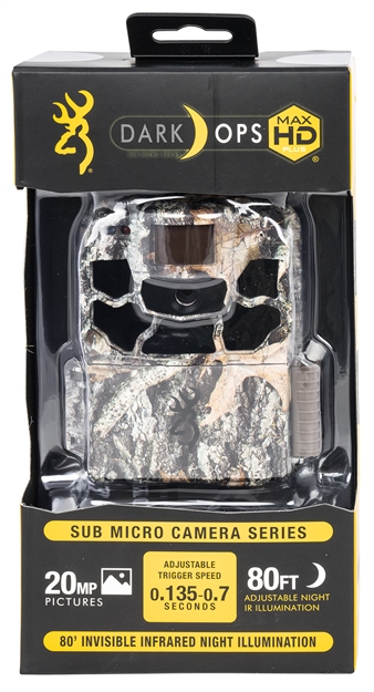 Picture of Browning Trail Cameras 6Hdmxp Dark Ops Max HD Plus Camo 20Mp Resolution Sdxc Card Slot/Up TO 512Gb Memory Features .25"-20 Tripod Socket BTC 6HD MXP 855121008646