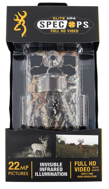 Picture of Browning Trail Cameras Trail Cam Spec Ops Elite Hp4 22Mp No-Glo 2"Viewer BTC 8E-4HP 855121008622