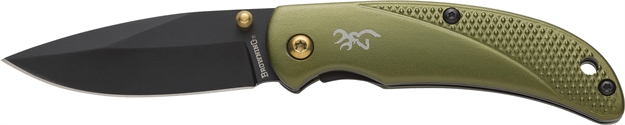 Picture of Browning Trail Cameras Knife Prism Iii Fldng Hunter 2.78" Blade Green Alum* 3220337