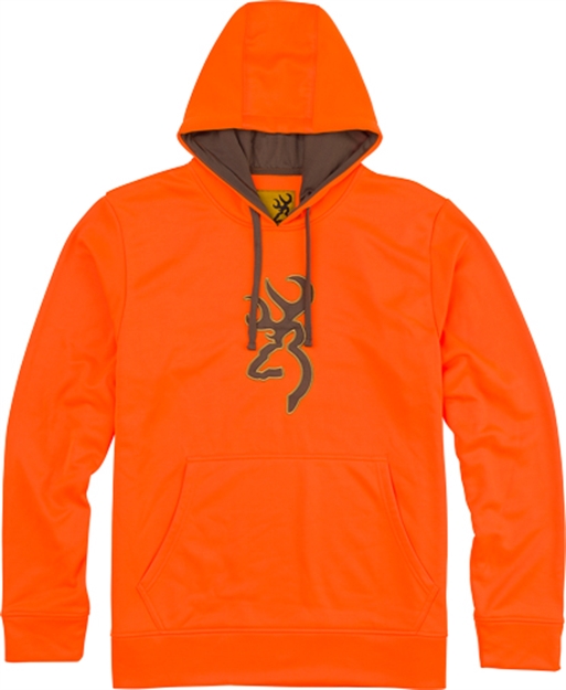 Picture of Browning Trail Cameras Tech Hoodie LS Blaze Orange X-Large* 3011880104