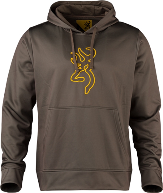 Picture of Browning Trail Cameras Tech Hoodie LS Major Brown Large* 3011889803 023614985600