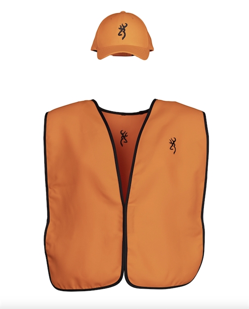 Picture of Browning Vest/Cap Combo Bkmrk Blaze Org 30512901