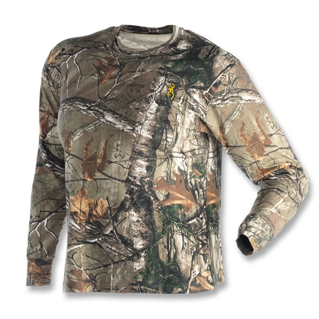 Picture of Browning Wasatch Cotton LS T-Shrt Rtxtra 3011262401