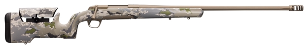 Picture of  Browning 035555224 X-Bolt Hells Canyon Max Long Range 6.8 Western 3+1 26" Heavy/Fluted, Smoked Bronze Barrel/Rec, Ovix Camo Max Adjustable Comb Stock, Recoil Hawg Muzzle Brake 023614855972