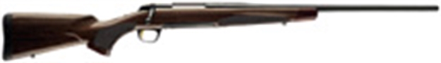 Picture of  Browning 035200218 X-Bolt Medallion 308 Win 4+1 22" Free-Floated Barrel, Engraved Polished Blued Steel Receiver, Gloss Black Walnut Stock, Rosewood Fore-End & Grip Cap, Optics Ready 023614258155