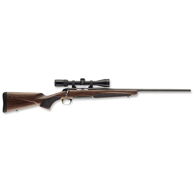 Picture of  Browning 035342209 X-Bolt Hunter 22-250 Rem 4+1 22" Matte Blued Steel Barrel & Receiver, Satin Black Walnut Stock, NO Sights Optics Ready 023614044376