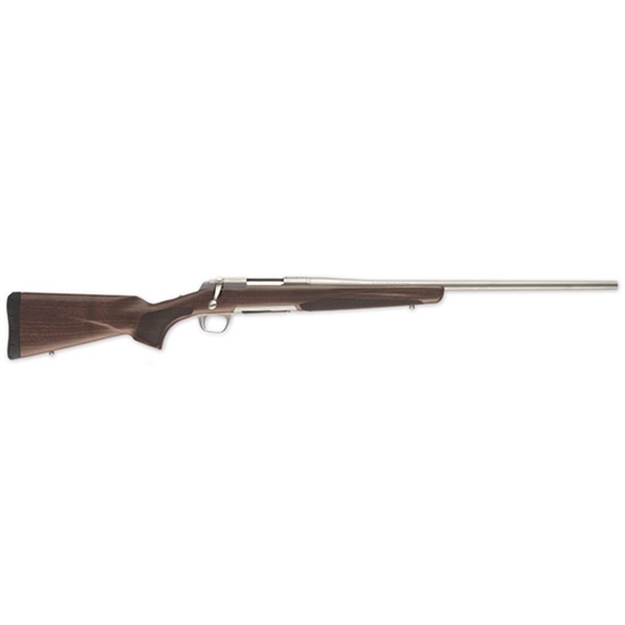 Picture of Browning X-Bolt Stainless Hunter Bolt Action Rifle 270 Win, Rh, 22 In, Matte, Wood Stk, 4+1 Rnd, Adj Trgr