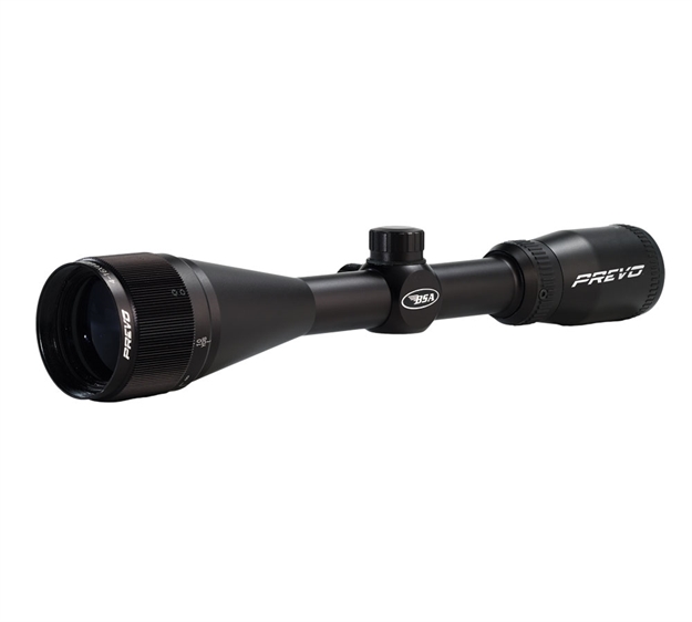 Picture of Bsa Optics Prevo Riflescope 1-16X44mm Wire Reticle Fast Focus Ring Adjustable Objective Clam Pack