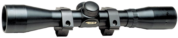 Picture of Bsa Optics .22 Special 3-9X32mm Scope Dual-X W/Rings Black Matte ! S39X32WR