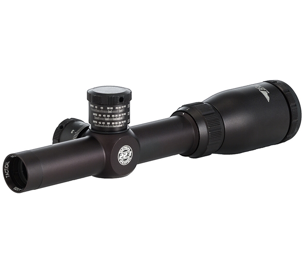 Picture of Bsa Optics Tactical Riflescope, 1-4X24mm, Mil-Dot Reticle, 1 Inch Tube, Blk
