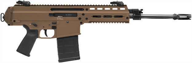 Picture of  B&T Firearms 361662Ct Apc308 Pro CT 308 Win 25+1 16.50", Coyote Tan, Adjustable Folding Stock, Polymer Grip, Flash Hider 840225708820