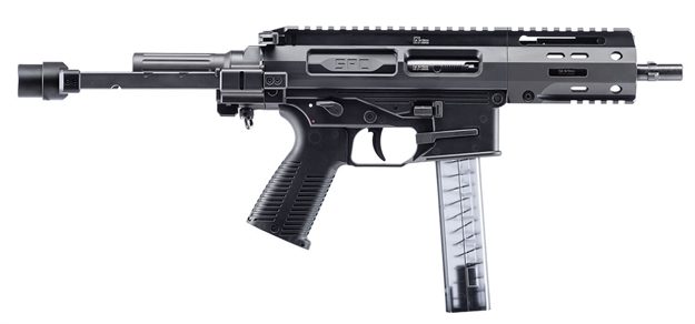 Picture of B&T Firearms 500003Pdwgtb Spc9  9Mm Luger 33+1 4.50", Black, Pdw Stock, Polymer Grip (Glock Mag Compatible) BT-500003-PDW-G-WB 840225707571