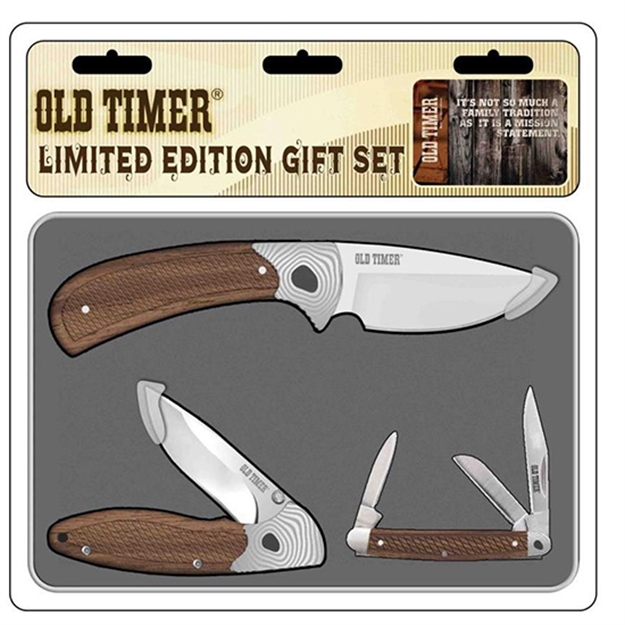 Picture of Bti Old Timer 3 Piece Rosewood Geo Set W/Tin