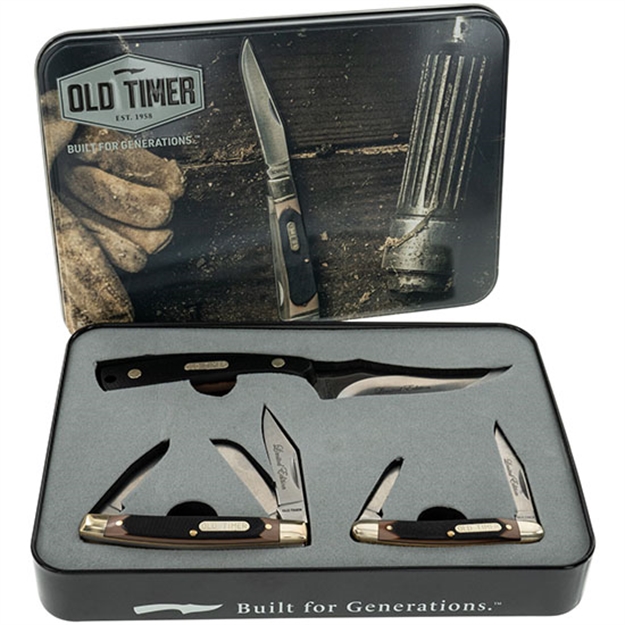 Picture of Bti Old Timer 3Pc Fixed/ Folder W/ Saw Cut Handle