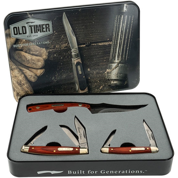 Picture of Bti Old Timer 3Pc Fixed Folder W/Rose Wood Hand
