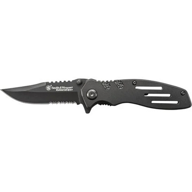 Picture of Bti Tools SW Extreme Ops Clip Point Serr Black