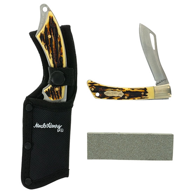 Picture of Bti Uncle Henry 2Pc Cleaver Fixed/Folder Tin