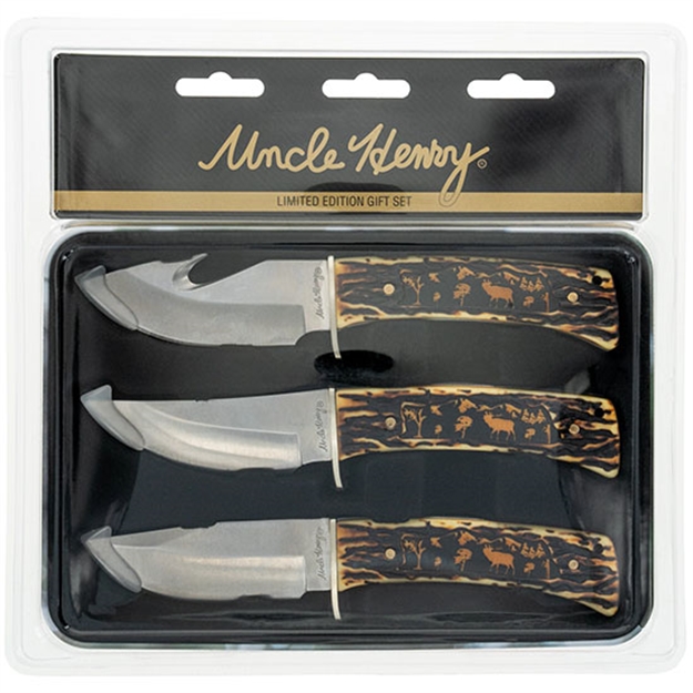 Picture of Bti Uncle Henry 3Pc Fixed Elk Gift Set