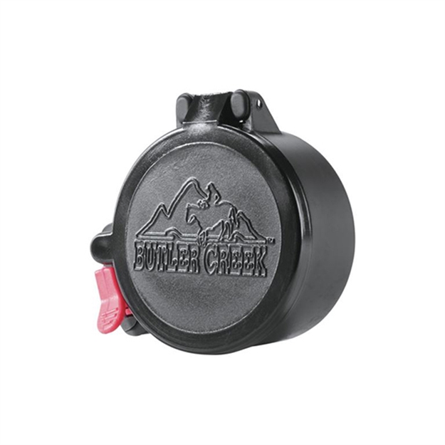 Picture of Butler Creek 20050 Flip-Open Eyepiece Scope Cover 1.43"/36.40Mm Size 05 Black Polymer MO20050 051525200505