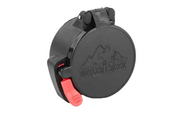 Picture of Butler Creek 20070 Flip-Open Eyepiece Scope Cover 1.46"/37Mm Size 07 Black Polymer MO20070