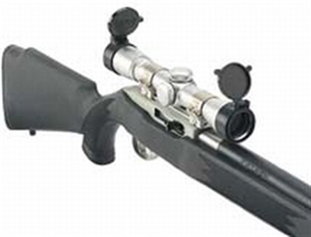 Picture of  Butler Creek 30300 Flip-Open Objective Scope Cover 49.80Mm Obj. Size 30 Black Polymer