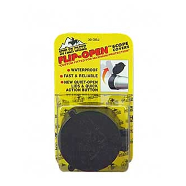 Picture of  Butler Creek 30400 Flip-Open Objective Scope Cover 57.20Mm Obj. Size 40 Black Polymer