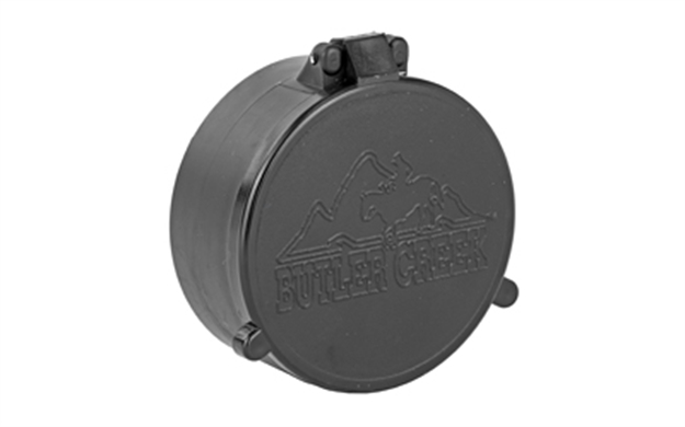 Picture of  Butler Creek 30430 Flip-Open Objective Scope Cover 58.70Mm Obj. Size 43 Black Polymer