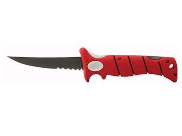 Picture of Bubba Blade 5" Blade Lucky Lew Folding Knife, Non-Stick Coating, Sheath W/Belt Loop BB15FK 019962430947