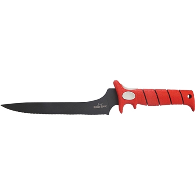 Picture of Bubba Blade Blade 9" Offset Serrated No-Slip-Grip & Non-Stick Coat<
