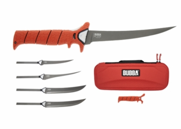 Picture of Bubba Blade Fillet Knife Interchangeable Blade System 8 Ultra Flex, 7 Tapered Flex, 9 Stiff And 9 Serrated Blade 1991724