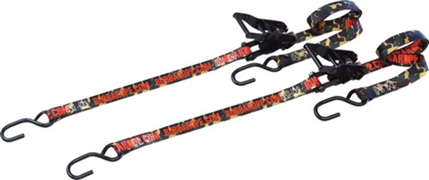 Picture of Bubba Rope Rope Tie Downs 12' 2-Pck Camo W/Oversized Ratchets< 117052