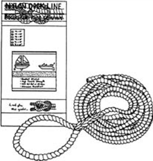 Picture of Buccaneer Rope Co. DK LN 3/8X15 Dbn Wht