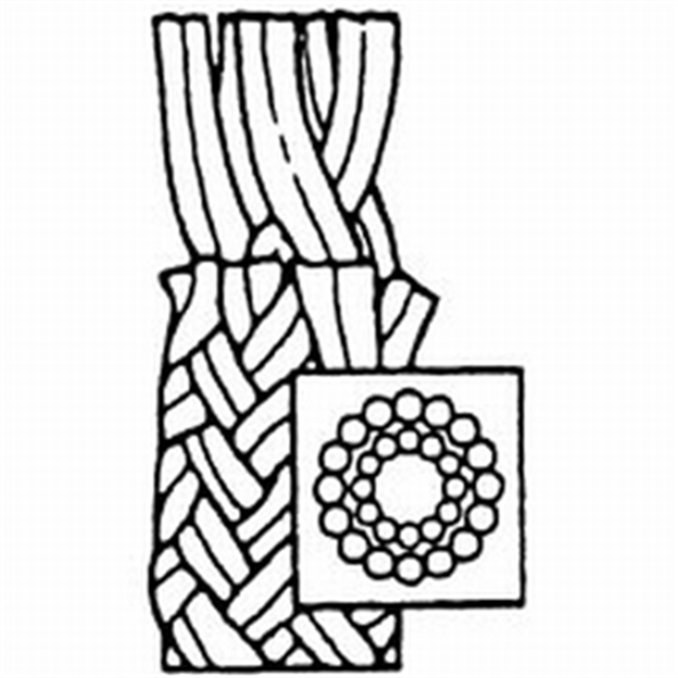 Picture of Buccaneer Rope Co. Rope Dbn G/W 3/8X 300