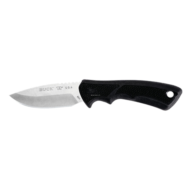Picture of Buck Bucklite Max II Small Fixed Blade Knife, 7.5" Oal 420 HC Blade Knife, Black Poly Sheath