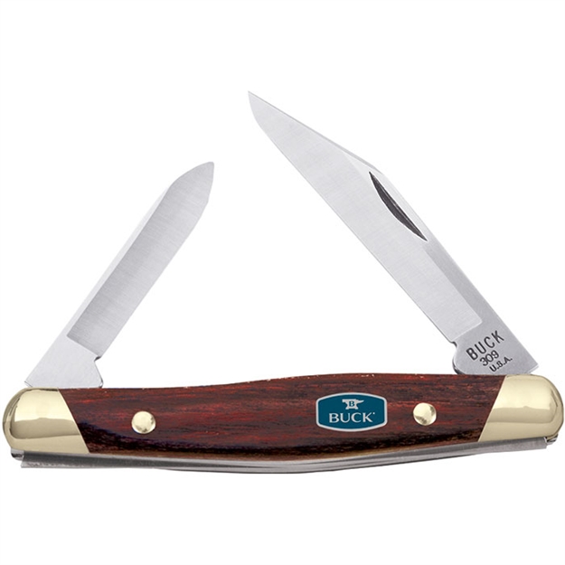 Picture of Buck Knives Companion 2-Blade Folding Pocket Knife, Rosewood Handle