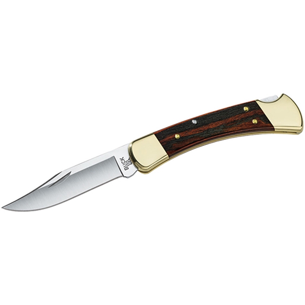 Picture of Buck Knives Folding Hunter Lockback Knife, 3-3/4" SS Blade, Leather Sheath, Clam Pack
