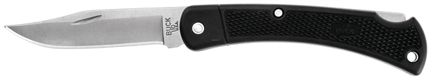 Picture of Buck Knives Folding Hunter LT Lockback Knife, Black Nylon Handle, 3.75" 420 HC Clip Blade