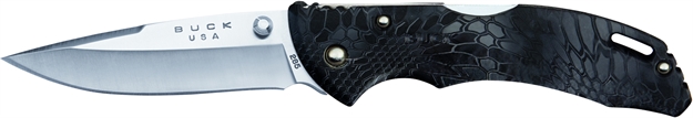 Picture of Buck Knives Bantam Blw Lockback Folding Pocket Knife, 3 1/8"" SS Drop-Point Blade, Kryptek Camo Handle