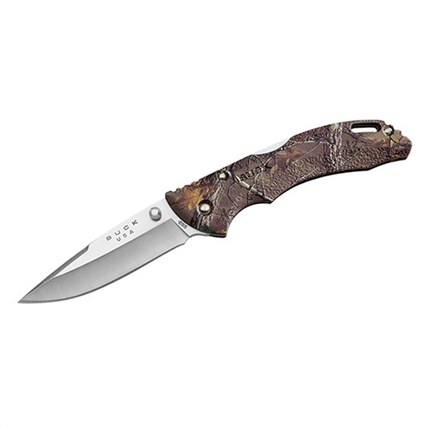 Picture of Buck Knives Bantam Blw Lockback Folding Pocket Knife, 3 1/8"" SS Drop-Point Blade, Realtree Camo Handle